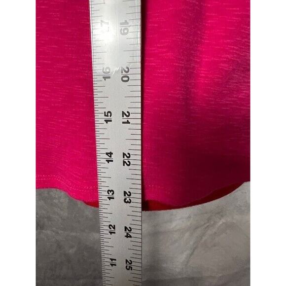 Croft & Barrow Shirt Women's XL Crochet Pink Knit Top Shortsleeve Blouse Tee - Picture 5 of 7